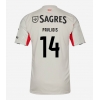 Camiseta Benfica Vangelis Pavlidis #14 Segunda Equipación Replica 2025-26 mangas cortas